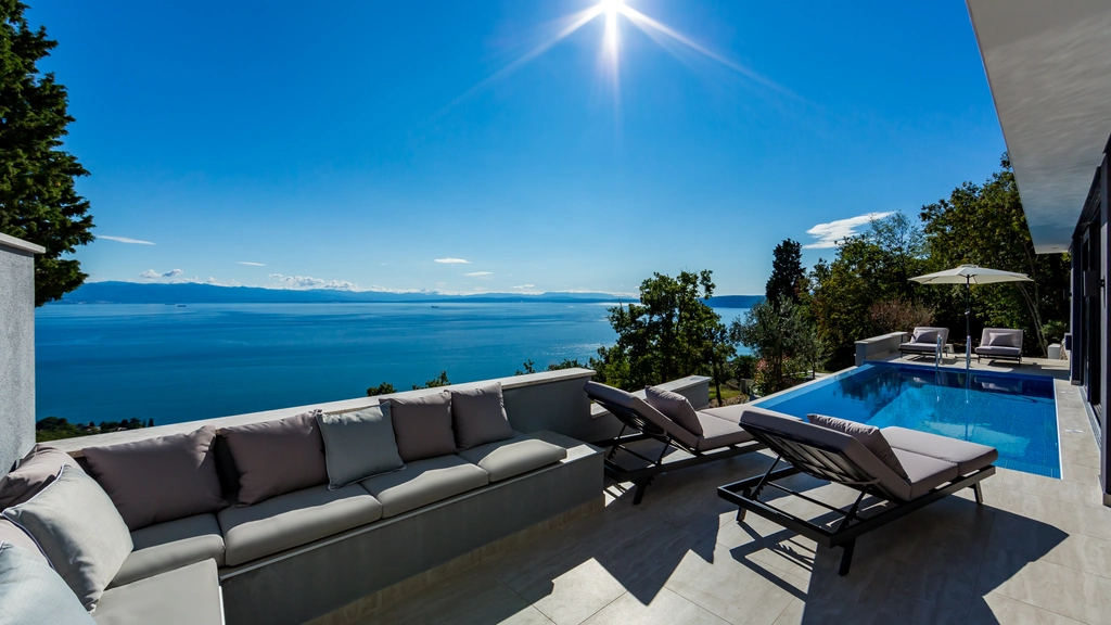 Villa with Heated Pool and Spa in Medveja
