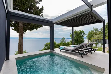 Medveja 1-Bed Villa with Heated Pool & Jacuzzi