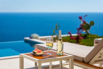 Seafront Cliffside Villa for 10 in Sv. Nedjelja