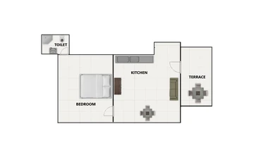 Modern Apartment for 2 in Pula