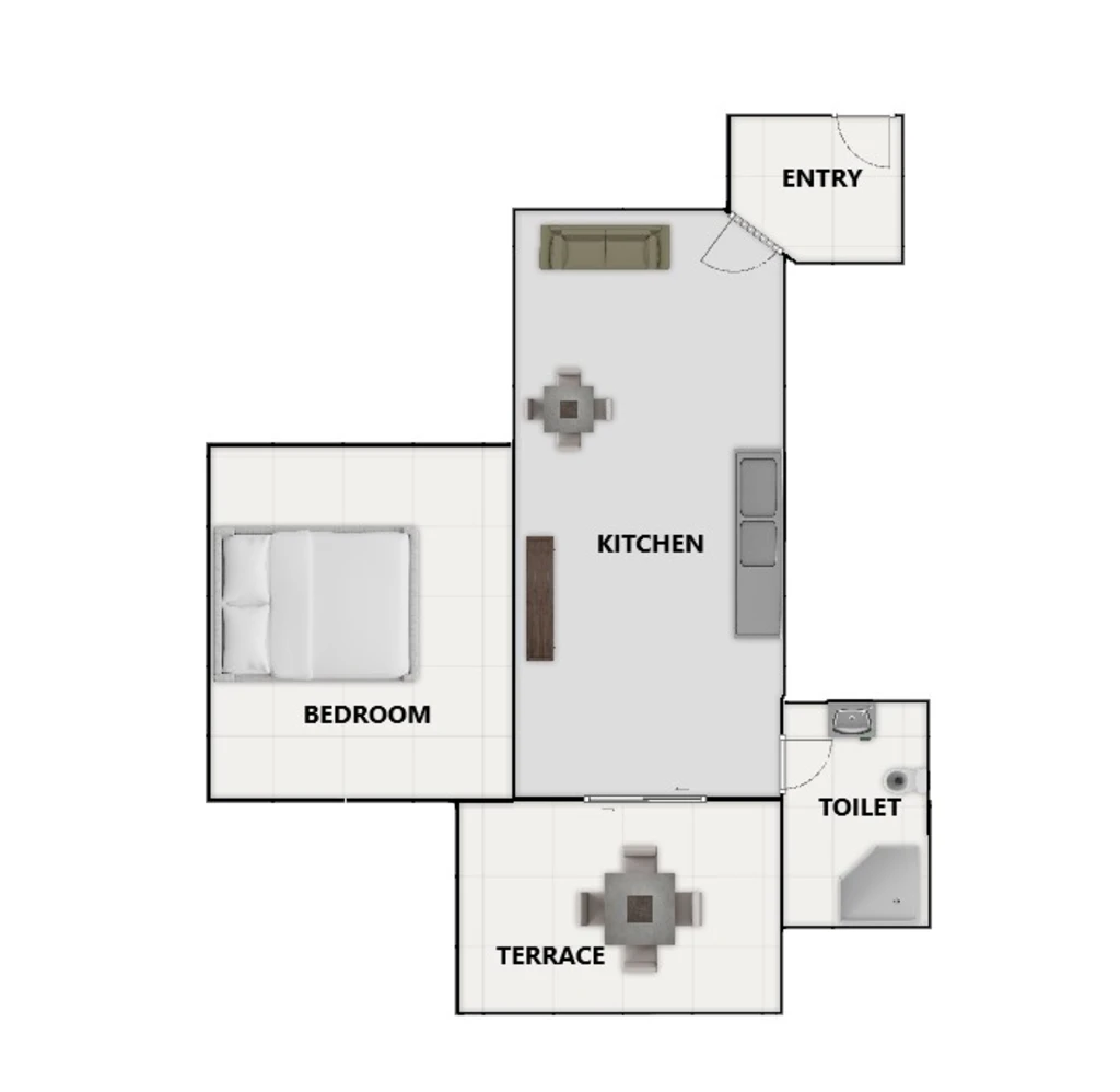 1-Bedroom Apartment for 2 in Pula