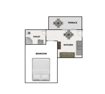 Pula Apartment for 2 Guests with Private Terrace