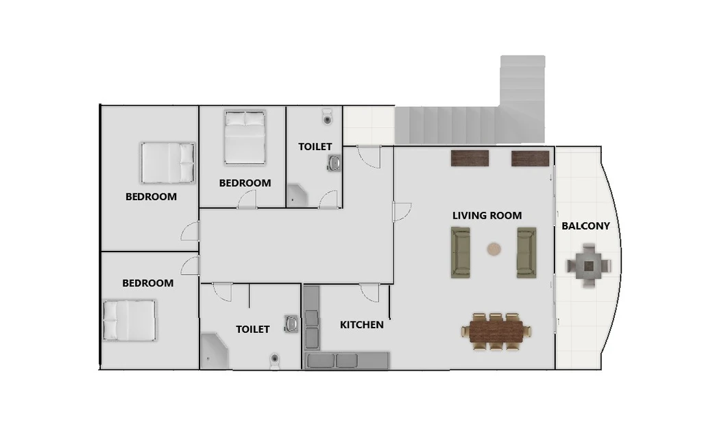 3-Bedroom Apartment with Pool Access in Pula
