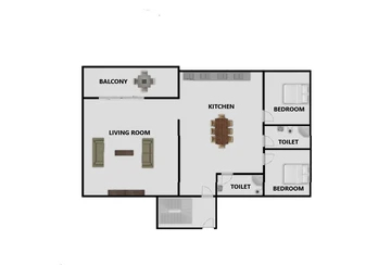 Modern 2-Bedroom Apartment in Vodnjan