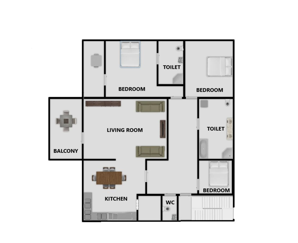 3-Bedroom Apartment with Private Pool in Svetvinčenat