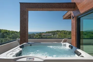 Sea-View Villa in Premantura for Up to 10 Guests