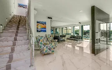 Sea-View Villa in Premantura for Up to 10 Guests