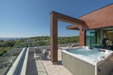 Sea-View Villa in Premantura for Up to 10 Guests