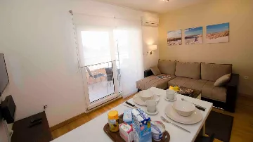 Apartment in Trogir with Partial Sea View