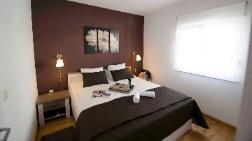 Apartment in Trogir with Partial Sea View