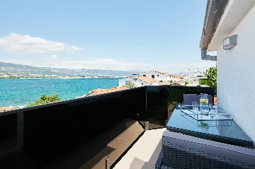 Trogir Sea View Apartment with Balcony for 4