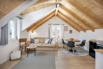 Rooftop Studio with Private Balcony in Trogir