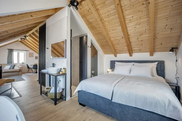 Rooftop Studio with Private Balcony in Trogir