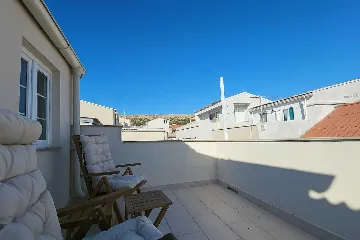 Pag Townhouse with Rooftop Terrace for Up to 8