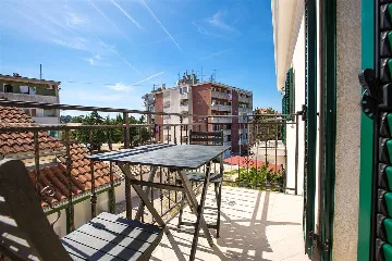 Balcony Studio Apartment for 3 in Rovinj