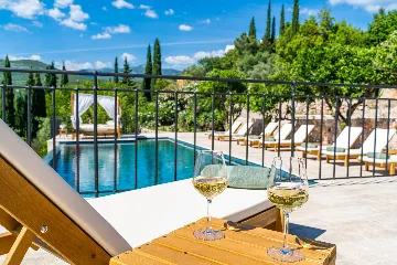 Seaside Infinity Villa with Private Estate, Molunat