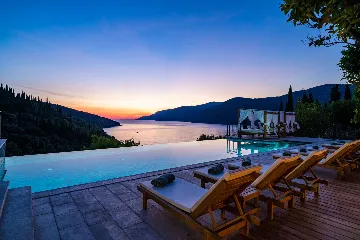 Seaside Infinity Villa with Private Estate, Molunat