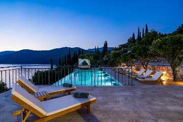 Seaside Infinity Villa with Private Estate, Molunat