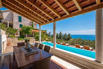 Spacious Stone Villa with Pool in Sveta Nedjelja