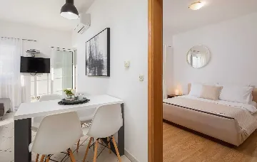 Contemporary Poolside Apartment in Vodice