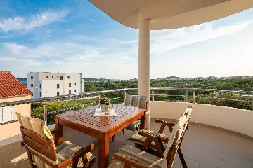 Contemporary Poolside Apartment in Vodice