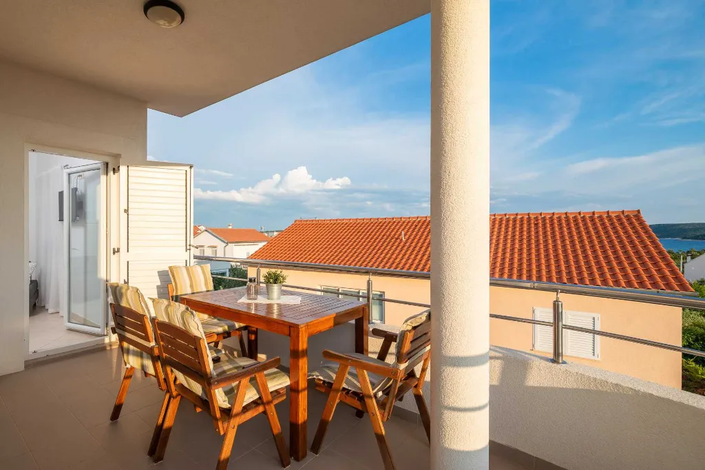Contemporary Poolside Apartment in Vodice