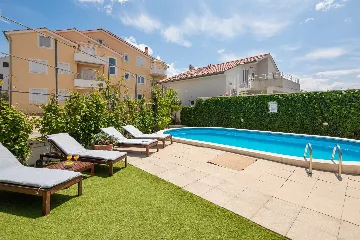 Contemporary Poolside Apartment in Vodice