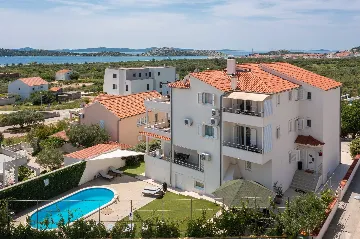 Contemporary Poolside Apartment in Vodice