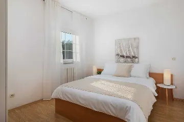 Serene Poolside Apartment for Two in Vodice