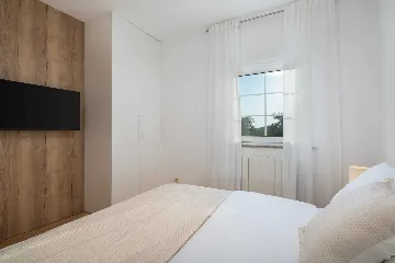 Serene Poolside Apartment for Two in Vodice