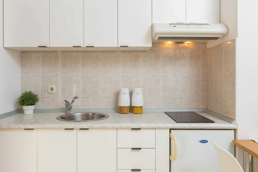 Serene Poolside Apartment for Two in Vodice