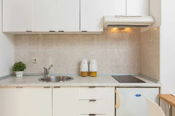 Serene Poolside Apartment for Two in Vodice