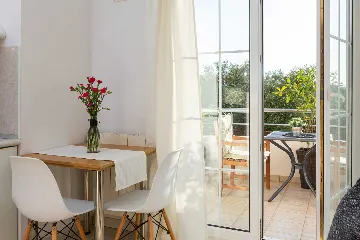 Serene Poolside Apartment for Two in Vodice