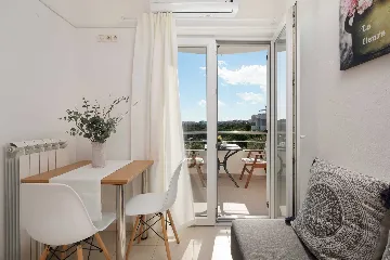 Modern Poolside Apartment for Two in Vodice