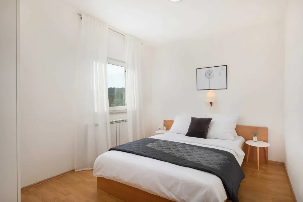 Modern Poolside Apartment for Two in Vodice