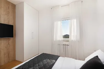 Modern Poolside Apartment for Two in Vodice