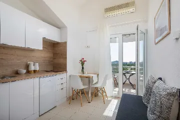 Modern Poolside Apartment for Two in Vodice