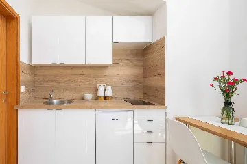 Modern Poolside Apartment for Two in Vodice