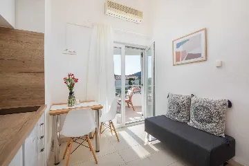 Modern Poolside Apartment for Two in Vodice