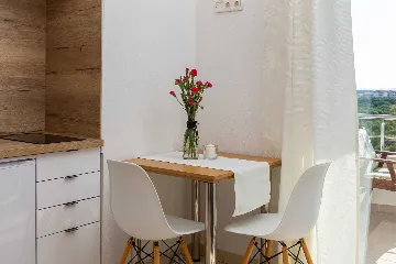 Modern Poolside Apartment for Two in Vodice