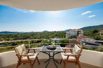 Modern Poolside Apartment for Two in Vodice