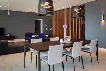 Contemporary Seaside Villa with Heated Pool, Seget Donji