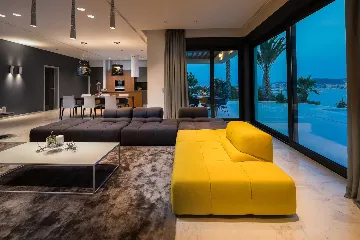 Contemporary Seaside Villa with Heated Pool, Seget Donji