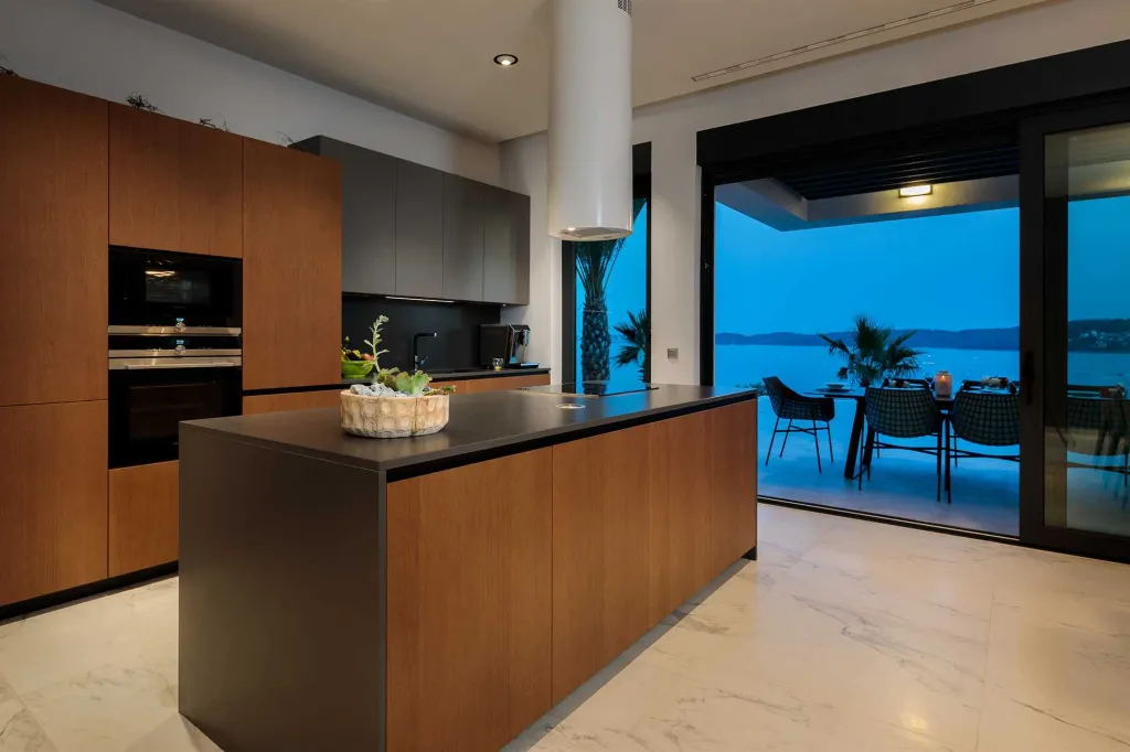Contemporary Seaside Villa with Heated Pool, Seget Donji