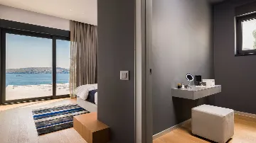 Contemporary Seaside Villa with Heated Pool, Seget Donji