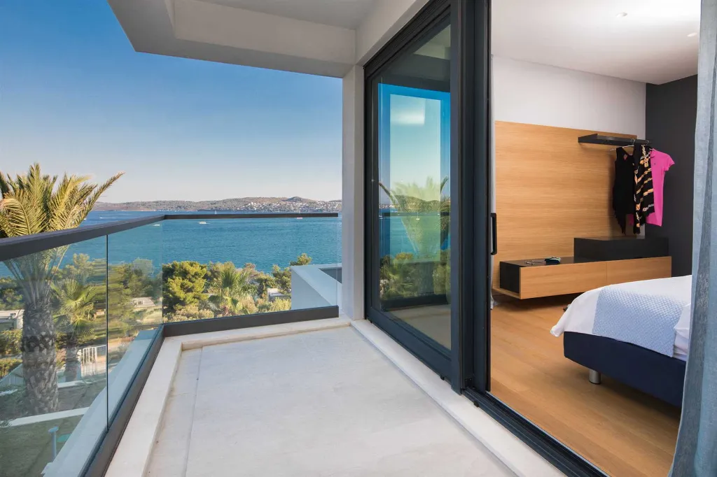 Contemporary Seaside Villa with Heated Pool, Seget Donji