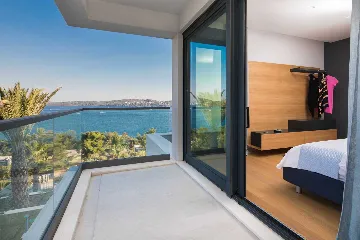 Contemporary Seaside Villa with Heated Pool, Seget Donji