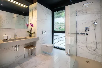 Contemporary Seaside Villa with Heated Pool, Seget Donji