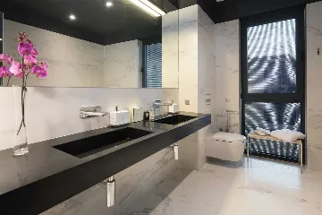 Contemporary Seaside Villa with Heated Pool, Seget Donji