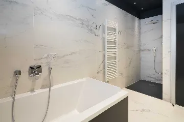 Contemporary Seaside Villa with Heated Pool, Seget Donji